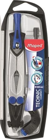 Körző készlet, 4 darabos, MAPED 