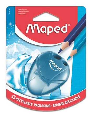 Hegyező, kétlyukú, tartályos, MAPED 