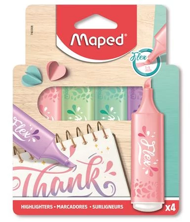 Szövegkiemelő készlet, 1-5 mm, MAPED 