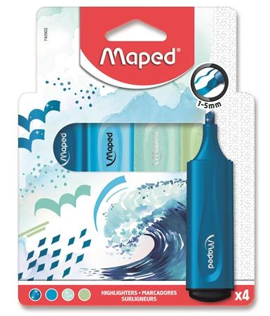 Szövegkiemelő készlet, 1-5 mm, MAPED 