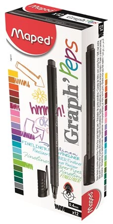 Tűfilc, 0,4 mm, MAPED 