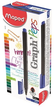 Tűfilc, 0,4 mm, MAPED 