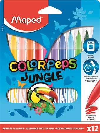 Filctoll készlet, 2,8 mm, kimosható, MAPED 