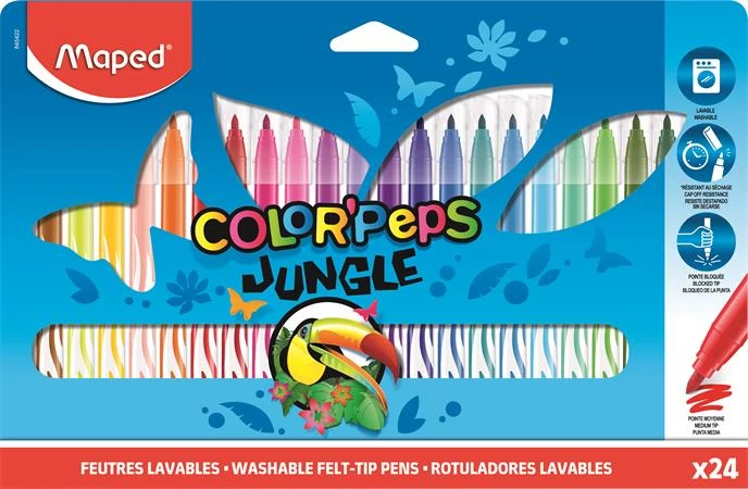 Filctoll készlet, 2,8 mm, kimosható, MAPED 