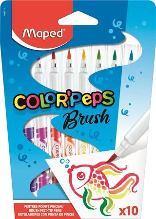 Filctoll készlet, kimosható, ecsetjellegű, MAPED 
