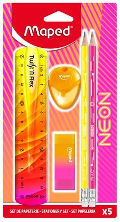 Írószer készlet, 5 darabos, MAPED 