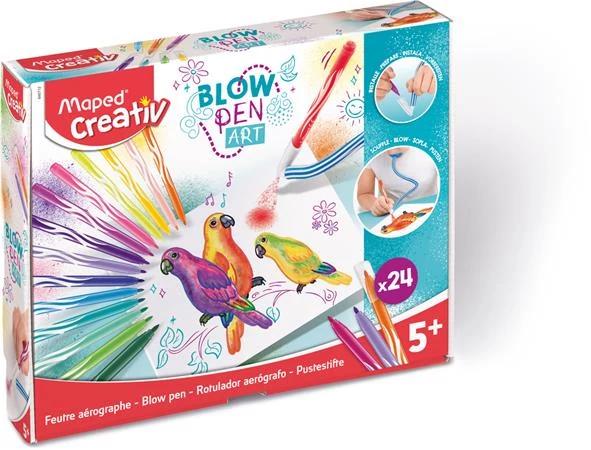 Fújós filctoll készlet, MAPED CREATIV, 