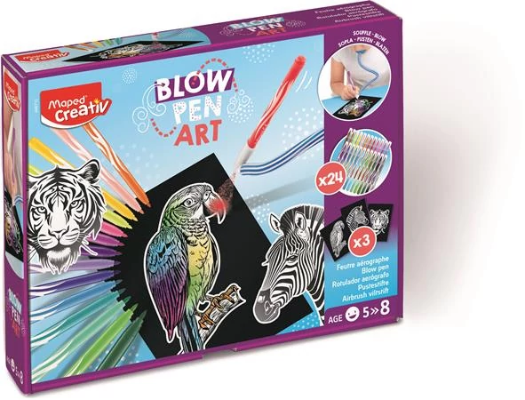 Fújós filctoll készlet, MAPED CREATIV, 