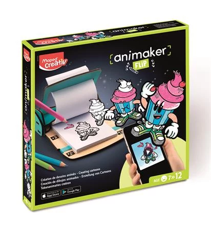 Animációkészítő készlet applikációval, mini, MAPED CREATIV 