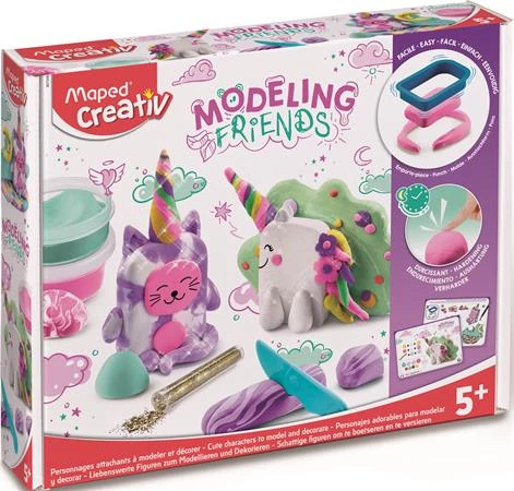 Modellező gyurma készlet, levegőre száradó, MAPED CREATIV, 