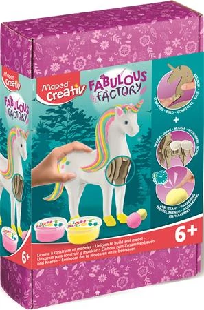 Unikornis készítő modellező gyurma készlet, MAPED CREATIV 