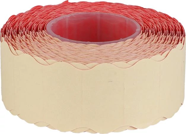 Árazószalag, 22x12 mm, piros