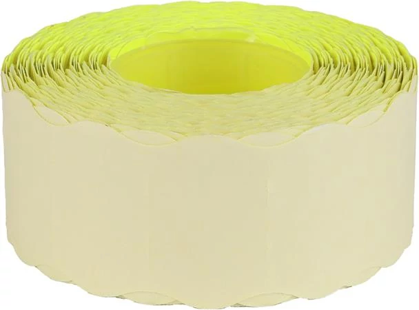 Árazószalag, 25x16 FLUO citrom