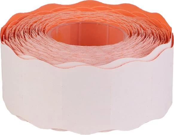 Árazószalag, 25x12 mm, narancs