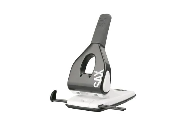 Lyukasztó, nagyteljesítményű, kétlyukú, 65 lap, SAX 