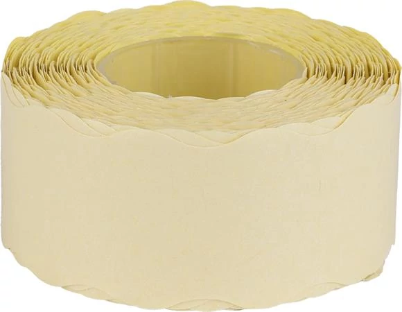 Árazószalag, 25x16 mm, citrom