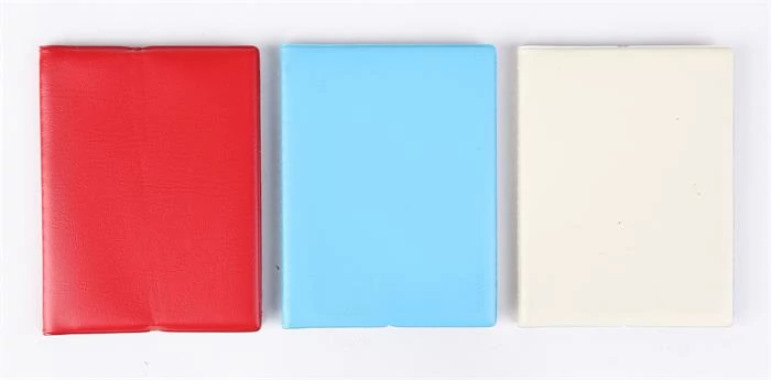 Igazolványtartó, álló, 16 betét lappal, PVC, 