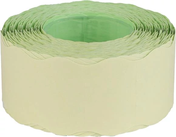 Árazószalag, 25x16 mm, zöld