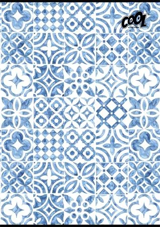 Füzet, tűzött, A4, kockás, 80 lap, COOL BY VICTORIA 