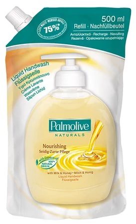 Folyékony szappan utántöltő, 0,5 l, PALMOLIVE Nourishing 
