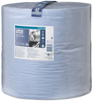 Törlőpapír, tekercses, 37,5 cm átmérő, W1 rendszer, 2 rétegű, TORK 