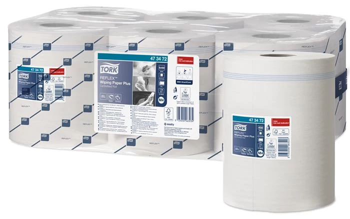 Törlőpapír, tekercses, 18,5 cm átmérő, M4 rendszer, 2 rétegű, Advanced, TORK 