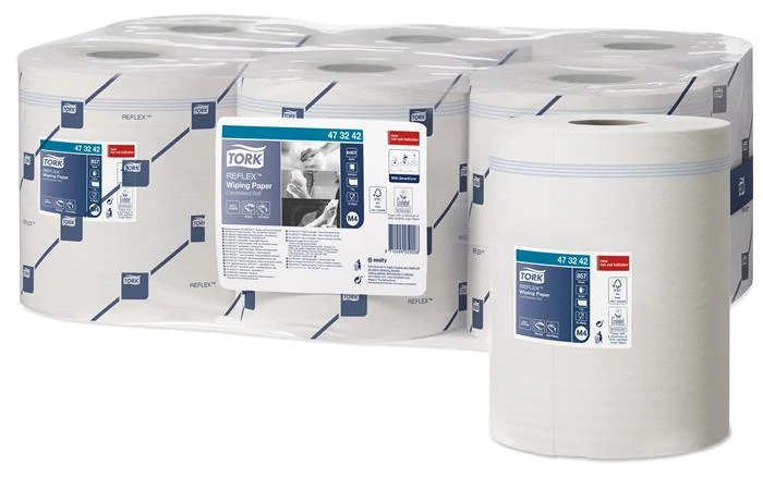 Törlőpapír, tekercses, 19, 5 cm átmérő, M4 rendszer, 1 rétegű, Advanced, TORK 