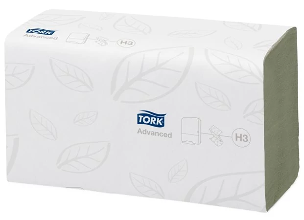 Kéztörlő, Z hajtás, 2 rétegű, 250 lap, H3 rendszer, Advanced, TORK 