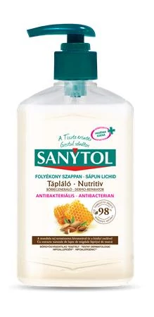 Antibakteriális folyékony szappan, 250 ml, SANYTOL 