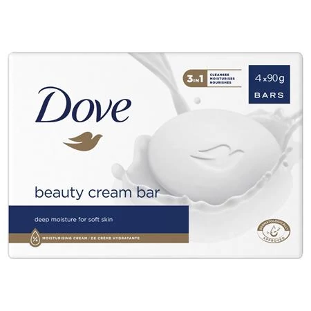 Krémszappan, 4x90 g, DOVE 