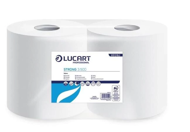 Törlőkendő, tekercses, 3 rétegű, LUCART, 