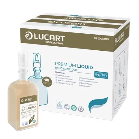 Folyékony szappan, utántöltő, 1 liter, LUCART 