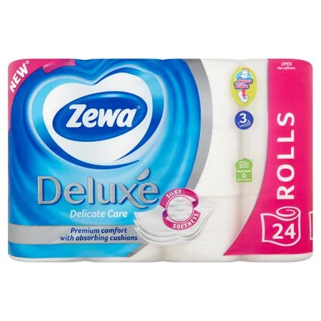 Toalettpapír, 3 rétegű, kistekercses, 24 tekercs, ZEWA 