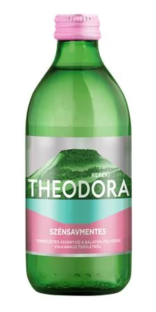 Ásványvíz, szénsavmentes, üveges, THEODORA, 0,33 l 