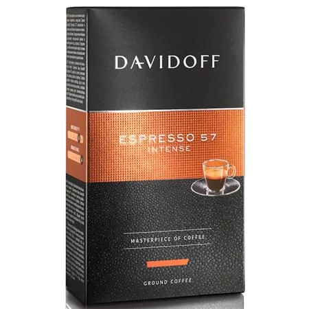 Kávé, pörkölt, őrölt, 250 g, DAVIDOFF 