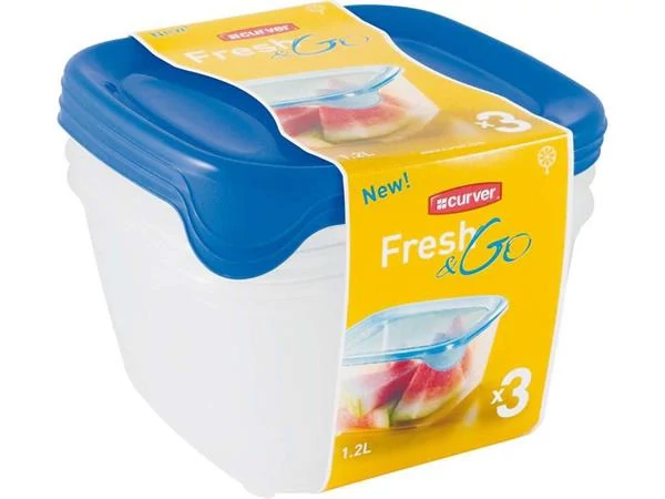 Ételtartó szett, 3x1,2 l, CURVER 