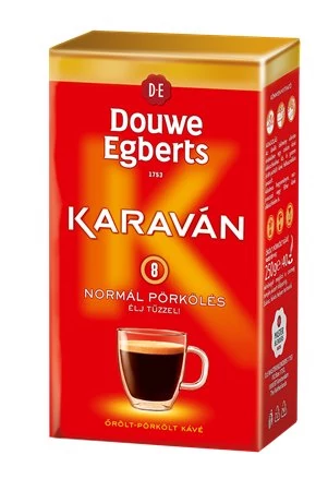 Kávé, pörkölt, őrölt, vákuumos csomagolásban, 225 g, DOUWE EGBERTS 