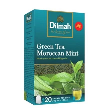 Zöld tea, 20x1,5g, DILMAH 