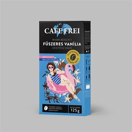 Kávé, pörkölt, szemes, 125 g, CAFE FREI 