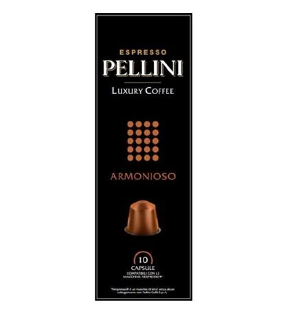 Kávékapszula, Nespresso® kompatibilis, 10 db, PELLINI, 