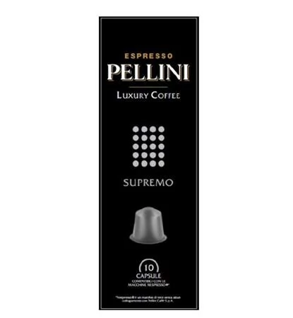 Kávékapszula, Nespresso® kompatibilis, 10 db, PELLINI, 