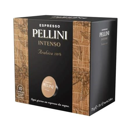 Kávékapszula, Dolce Gusto kompatibilis, 10 db, PELLINI, 