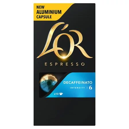 Kávékapszula, Nespresso® kompatibilis, 10 db, koffeinmentes, JACOBS DOUWE EGBERTS 