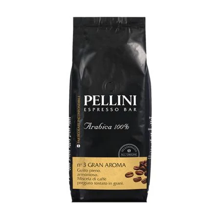 Kávé, pörkölt, szemes, 1000 g,  PELLINI 