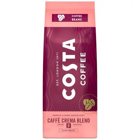 Kávé, pörkölt, őrölt, 200 g, COSTA 