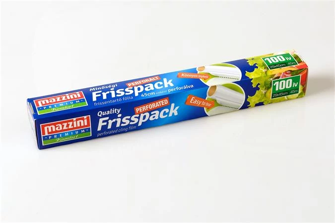 Frissentartó fólia, perforált, 100 ív, 45 m, MAZZINI 