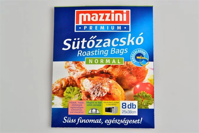 Sütőzacskó, normál, 8 db, 25x38 cm, MAZZINI 