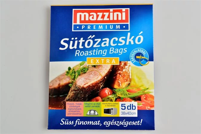 Sütőzacskó, extra, 5 db, 38x40 cm, MAZZINI 