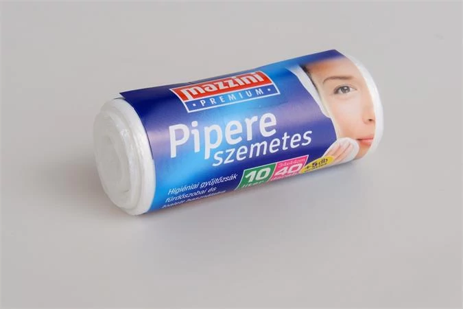 Szemeteszsák, pipere, 10 l, 45 db, 34×44 cm, 5 µ, MAZZINI 