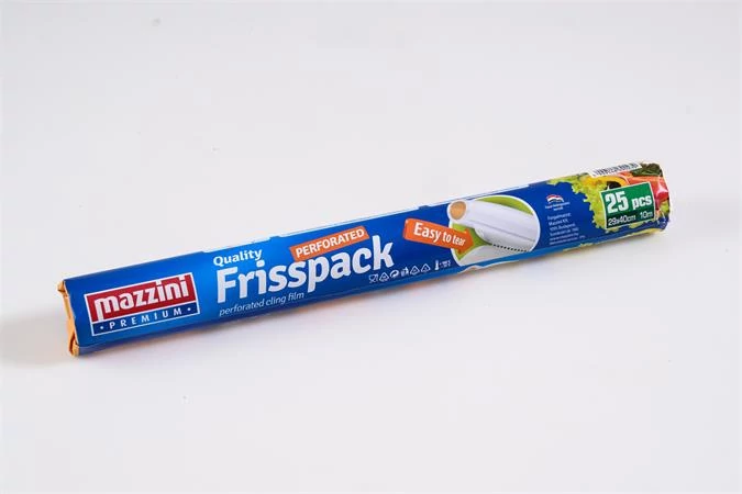 Frissentartó fólia, perforált, 25 ív, 10 m, MAZZINI 